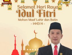 Tedi Setiadi Anggota DPRD Kabupaten Sukabumi Fraksi Gerindra Mengucapkan Selamat Hari Raya Idul Fitri 1445 H