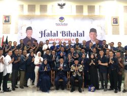 Gelar Halal Bihalal dan Konsolidasi Menuju Pilkada 2024, DPD Partai NasDem Kabupaten Sukabumi : Semangat Bersatu dan Berbagi